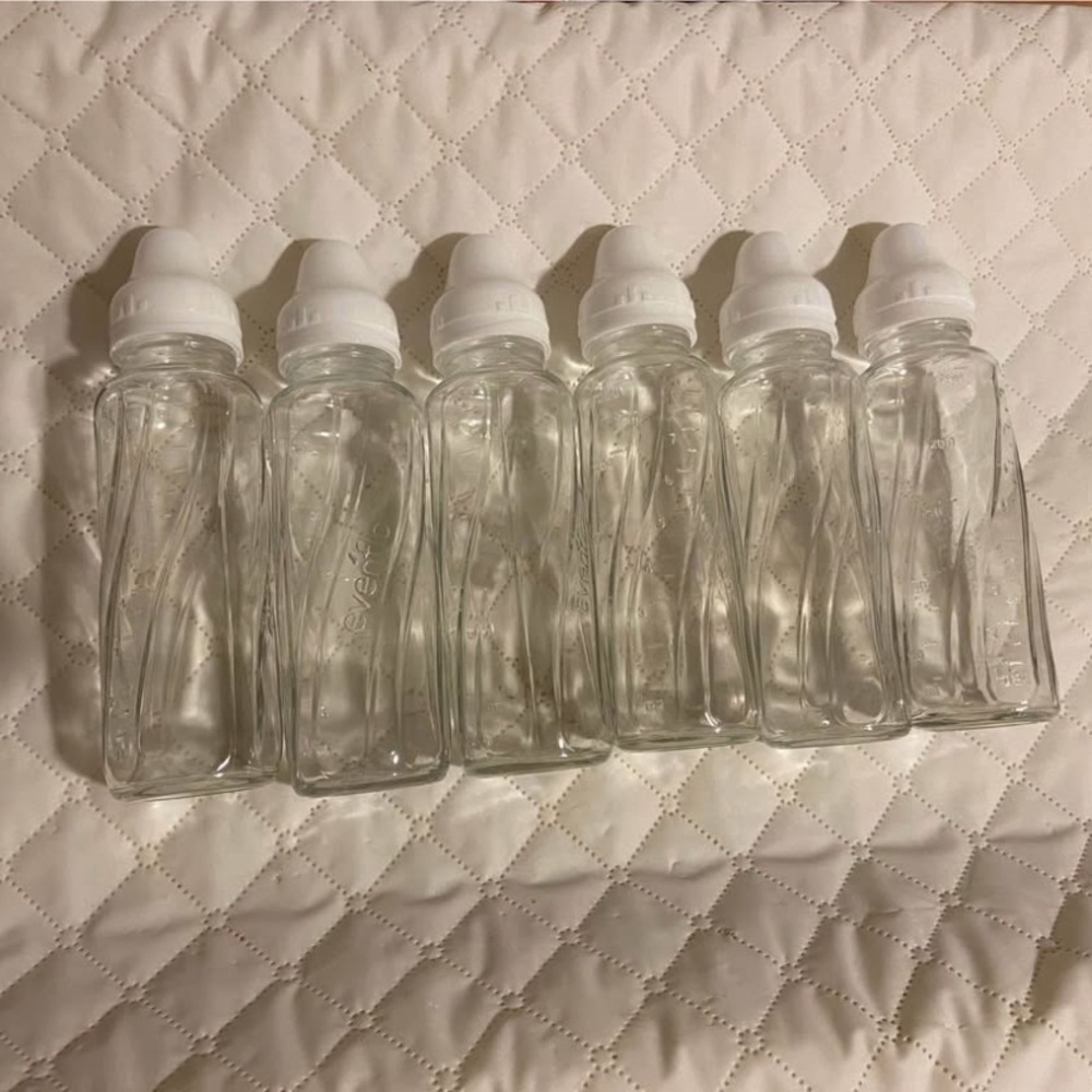 Evenflo Glass Baby Bottles Set